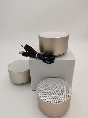 सीई आरओएचएस प्रमाणित पोर्टेबल ब्लूटूथ स्पीकर हाथ मुक्त 69x69x42mm