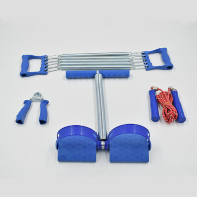 पूर्ण होम वर्कआउट सेट पेडल रेजिस्टेंस ट्रेनर जंप रस्सी हैंड ग्रिप बहुमुखी फिटनेस उपकरण किसी भी समय कहीं भी हाथ पैर कोर प्रशिक्षण के लिए