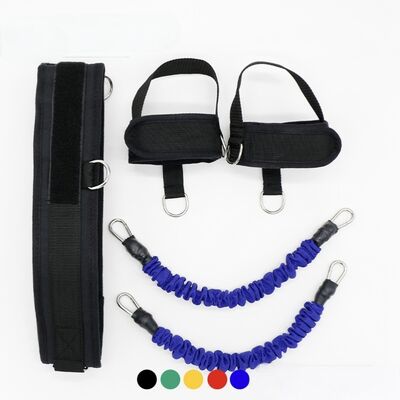 घर और जिम वर्कआउट के लिए कंप्लीट इलास्टिक एक्सरसाइज बैंड सेट