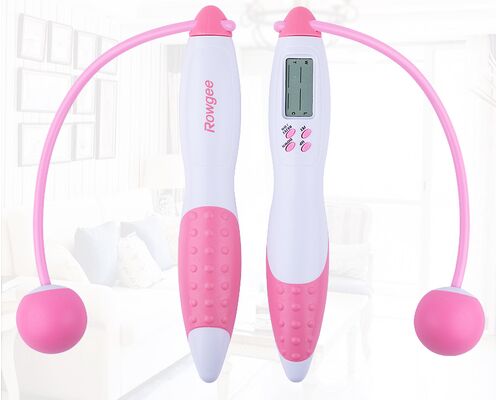 बॉल उपहार व्यायाम खेल उपकरण के साथ यूनिसेक्स ब्लू Cordless कूद रस्सी